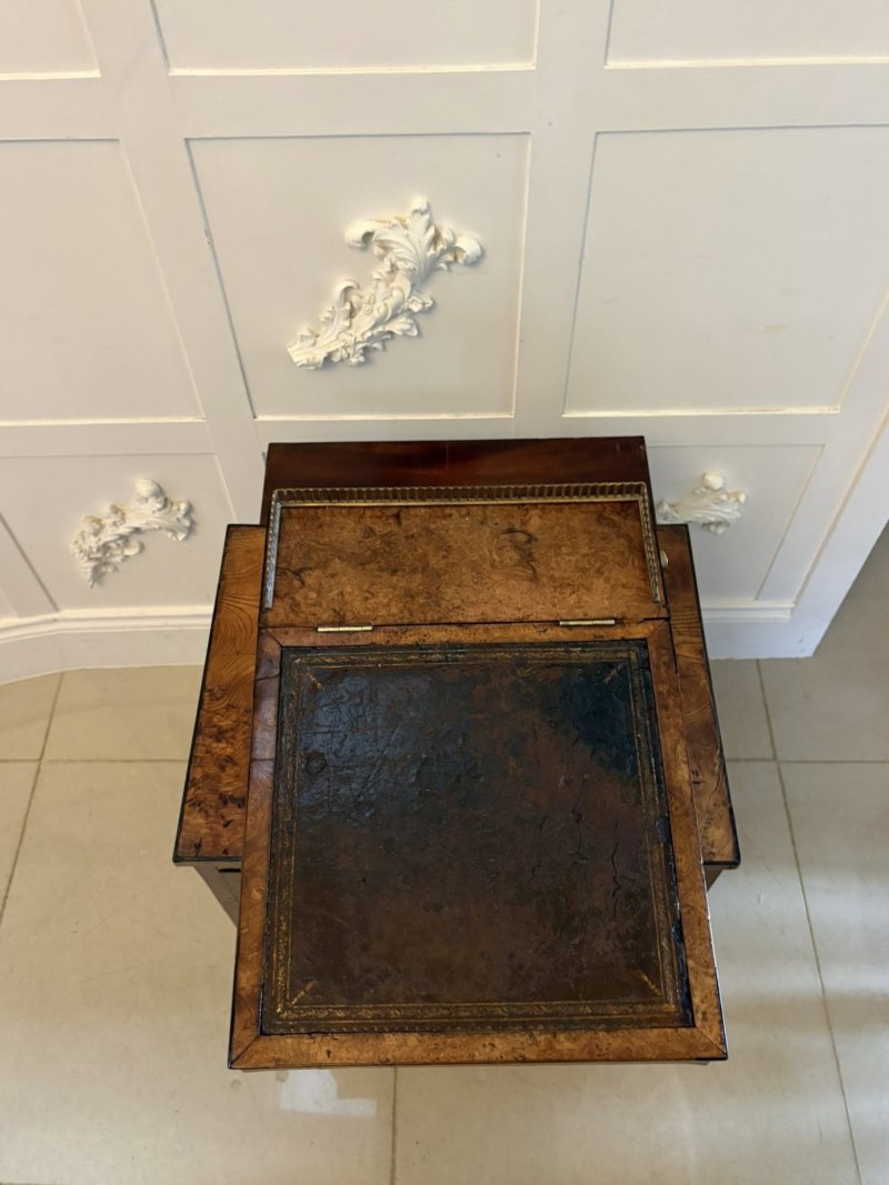 Antique George III 18th Century Quality Pollard Oak Slide and Turn Top Davenport Desk - Image 13